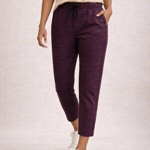 Lululemon Jet Crop Slim Luxtreme Pants Bordeaux Plum 12